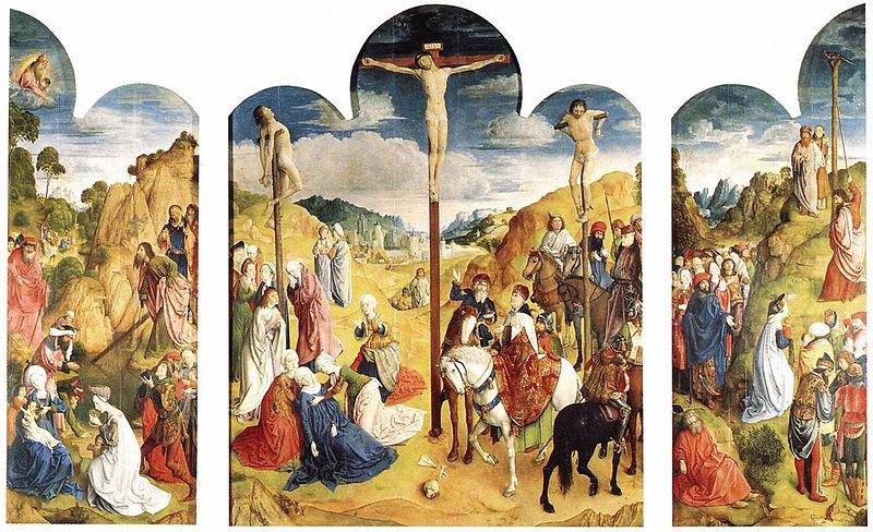 Hugo van der Goes Calvary Triptych china oil painting image
